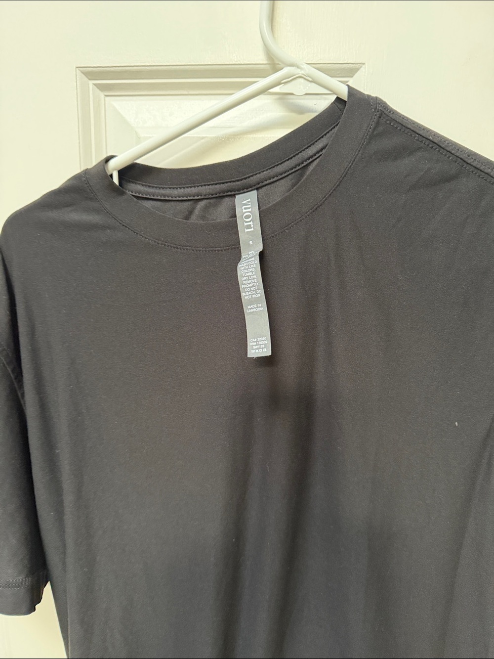 Vuori Black Short Sleeve Crew Tee